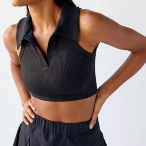 NWT Year of Ours Gabriella Crop Collar Tank